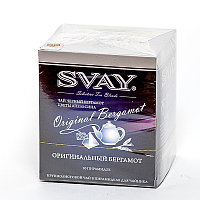 Чай "Svay Original Bergamot", ТМ "SVAY" чай черный с бергамотом и цветами апельсина (пакетированный пирамидка