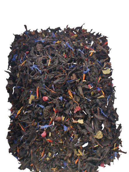 Чай "Ежевика с малиной" купажированный, черный, цейлонский, целые ягоды ежевики, малины, листья смородины... - фото 1 - id-p223933961