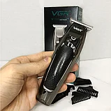 Машинка для стрижки волос триммер профессиональный VGR, фото 7