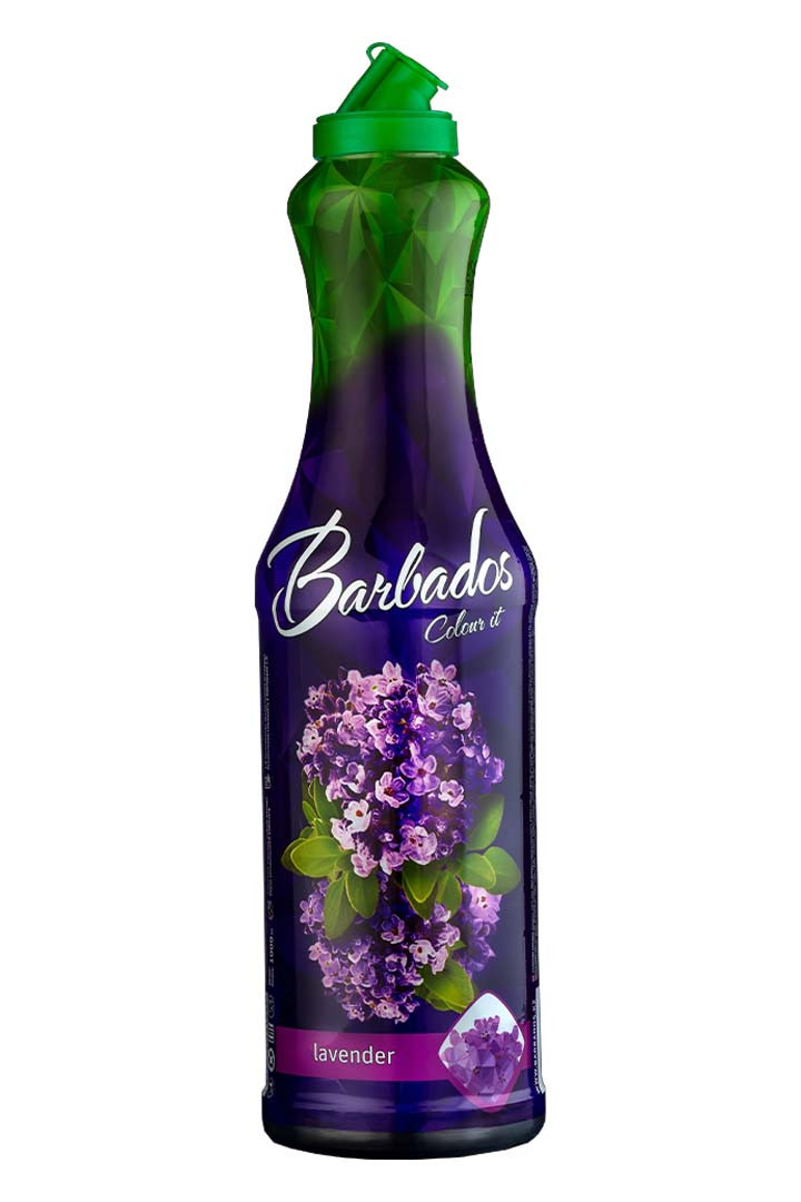 Сироп ТМ "BARBADOS" Lavender (Лаванда) 1,0 ПЭТ (1кор/6 шт) - фото 1 - id-p223934975