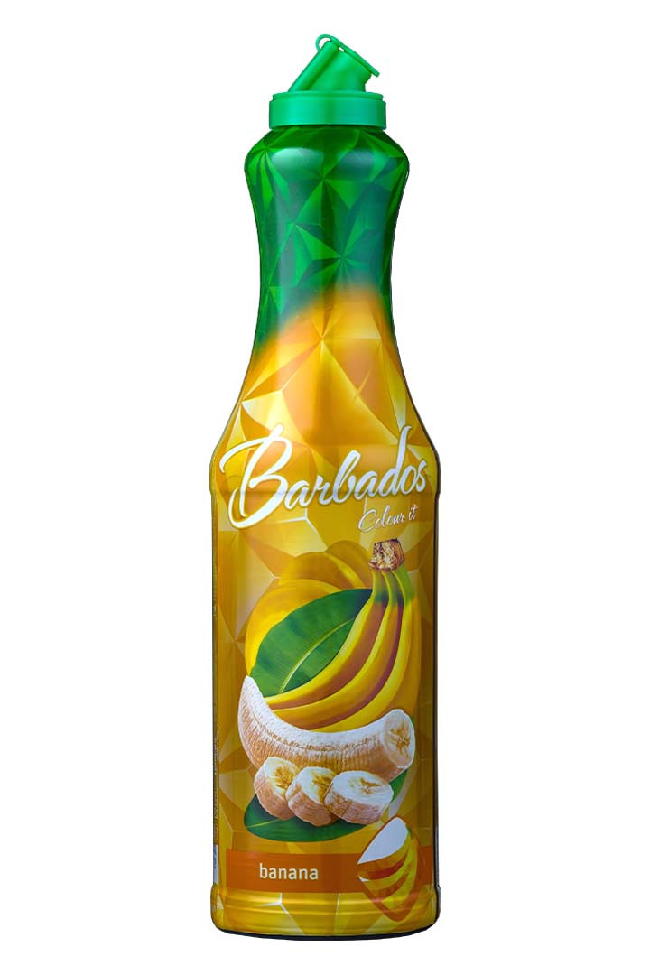 Сироп ТМ "BARBADOS" Banana (Банан) 1,0 ПЭТ (1кор/6 шт) - фото 1 - id-p223934019