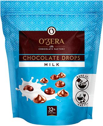 КРХ530 КДВ Молочный шоколад O Zera Milk drops 31.5 % 12шт/80г, РФ