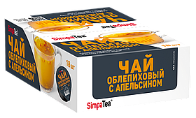 Чай "Облепиха-апельсин" ТМ "SimpaTea", облепиха, апельсиновый сок, чай черный, куркума, 1х18шт/60г (2/1), РФ