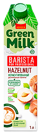 Напиток безалкогольный на рисовой основе "Hazelnut professional (фундук) "Green Milk", Тетра Пак 1 л,