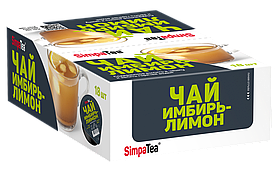 Смесь "Имбирь-лимон" для приготовления чая ТМ "SimpaTea", 1х18шт/60г (2/1), РФ