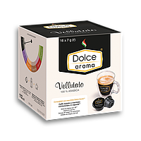 Кофе в капсулах "Dolce Aroma Vellutato" совместимы с Dolce Gusto (16шт/уп), ТМ "Dolce Aroma"