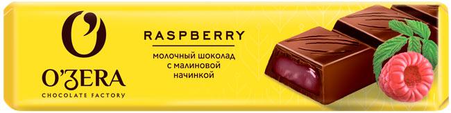 РРХ370 КДВ Молочный шоколад O'Zera с желейной малиновой начинкой  20шт/50 гр РФ