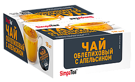 Смесь "Клюква-апельсин" для приготовления чая ТМ "SimpaTea", 1х18шт/60г (2/1), РФ