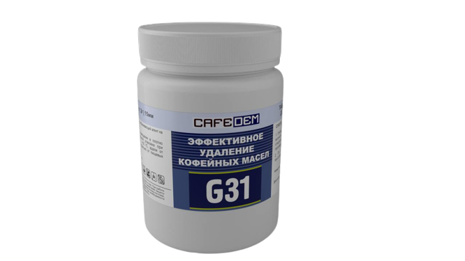 Cafedem G31/ Средство для очистки автоматических кофемашин (кофейные масла), 100 табл/ банка, РФ, - фото 1 - id-p223934340