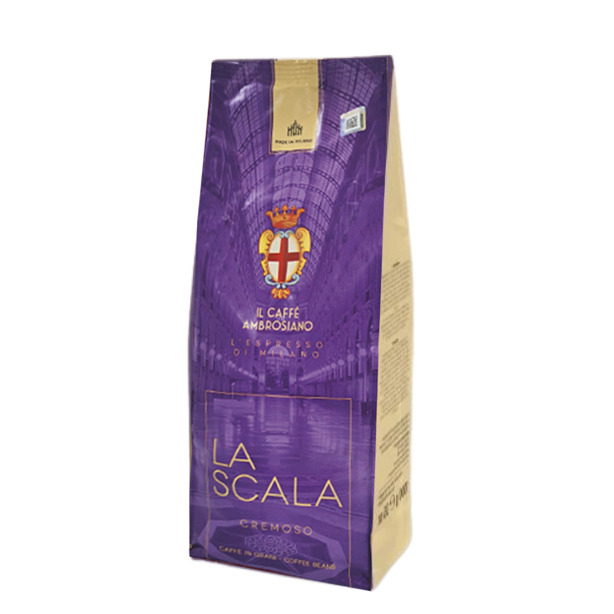 Кофе натуральный жареный в зернах "LA SCALA", ТМ "AMBROSIANO FACTORY", 1 кг (1кор/6шт) - фото 1 - id-p223934343