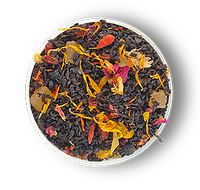 Чай "Барбарис", ТМ "Чайные шедевры" черный байховый листовой с растительным сырьем и ароматом барбариса 500 гр