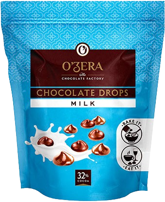 ПШ512 КДВ Молочный шоколад O Zera Chocolat Milk drops 31.5% 16шт/70г - фото 1 - id-p223934471