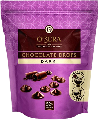 ПШ513 КДВ Горький шоколад O Zera Chocolat Dark drops 55% 16шт/70г - фото 1 - id-p223934472