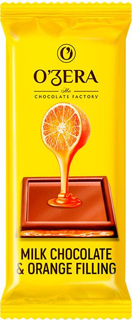 PPX553 КДВ Молочный шоколад O'Zera Milk&Orange Filling, 30шт/24 гр РФ - фото 1 - id-p223934526