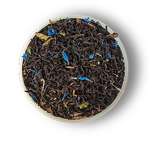 Чай "Мелодия весны", ТМ "Чайные шедевры" черный байховый листовой с растительным сырьем и ароматом персика 500