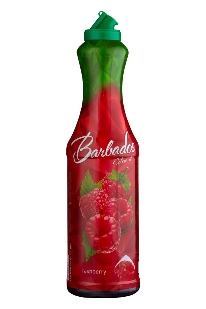 Сироп ТМ "BARBADOS" Raspberry (Малина) 1,0 ПЭТ (1кор/6 шт) - фото 1 - id-p223934548