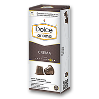 Кофе в капсулах "Dolce Aroma Crema" совместимы с Nespresso (10шт/уп), ТМ "Dolce Aroma"