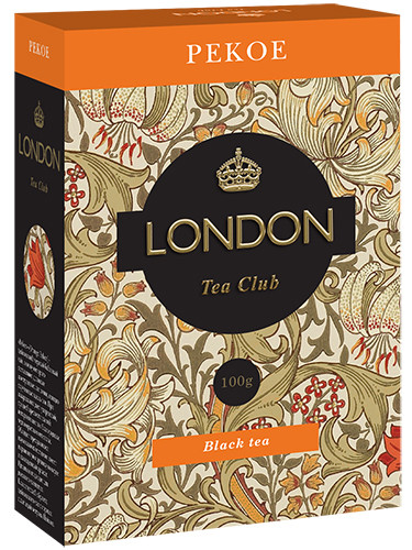 Чай черный байховый "PEKOE" ТМ "London Tea Club", 100 гр (1*24) - фото 1 - id-p223934639