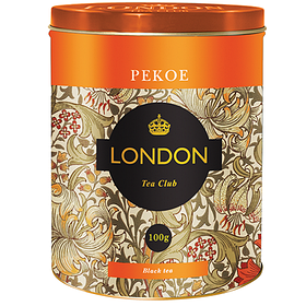 Чай черный байховый "PEKOE" ТМ "London Tea Club", ж/б, 100 гр (1*5)
