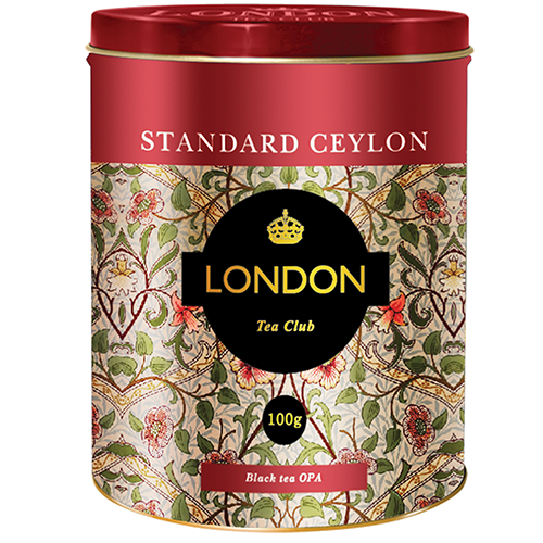 Чай черный "STANDART CEYLON" ТМ "London Tea Club", ж/б, 100 гр (1*5) - фото 1 - id-p223934647