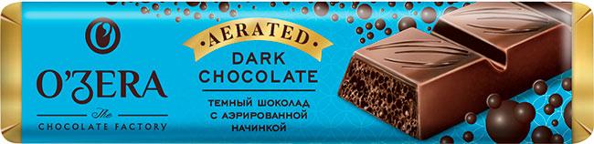 ПШ524 КДВ Темный шоколад O`Zera с аэрированной начинкой 20шт/32 гр РФ - фото 1 - id-p223934667