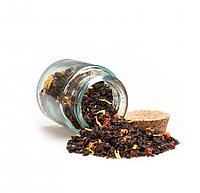 Чай "Русский с ягодами" купажированный, черный-зеленый, Иван чай, можевеловые ягоды, калина, смородина... 500