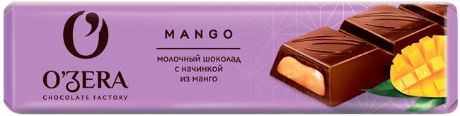 РРХ368 КДВ Молочный шоколад O'Zera с желейной начинкой из манго  20шт/50 гр РФ