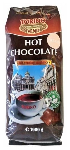 Горячий шоколад "Torino "CREAMY", т.м. "TORINO", поставщ. "ARISTOCRAT", растворимый какао-напиток, 1 кг