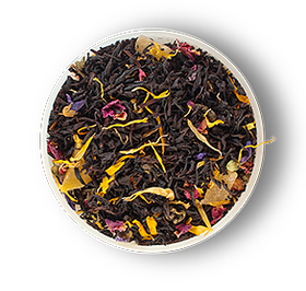Чай "1002 ночь", ТМ "Чайные шедевры" черный байховый листовой с добавлением чая зеленого байхового с