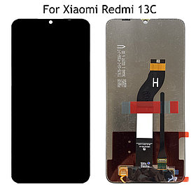 Дисплей (экран) для Xiaomi Redmi 13C Original c тачскрином, черный