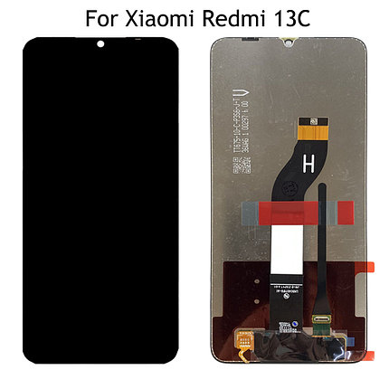 Дисплей (экран) для Xiaomi Redmi 13C Original c тачскрином, черный, фото 2