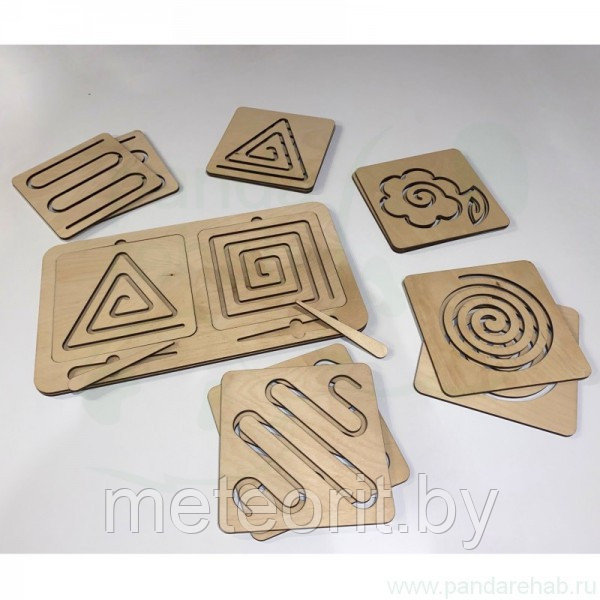 Комплект межполушарных лабиринтов 12 в 1