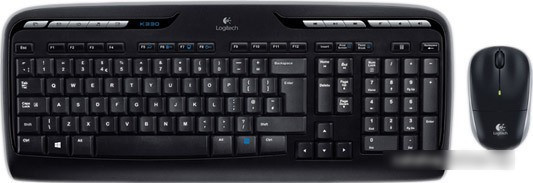 Мышь + клавиатура Logitech Wireless Combo MK330 - фото 1 - id-p223943093