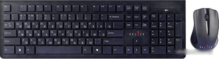Мышь + клавиатура Oklick 250M Wireless Keyboard & Optical Mouse [997834] - фото 1 - id-p223943102