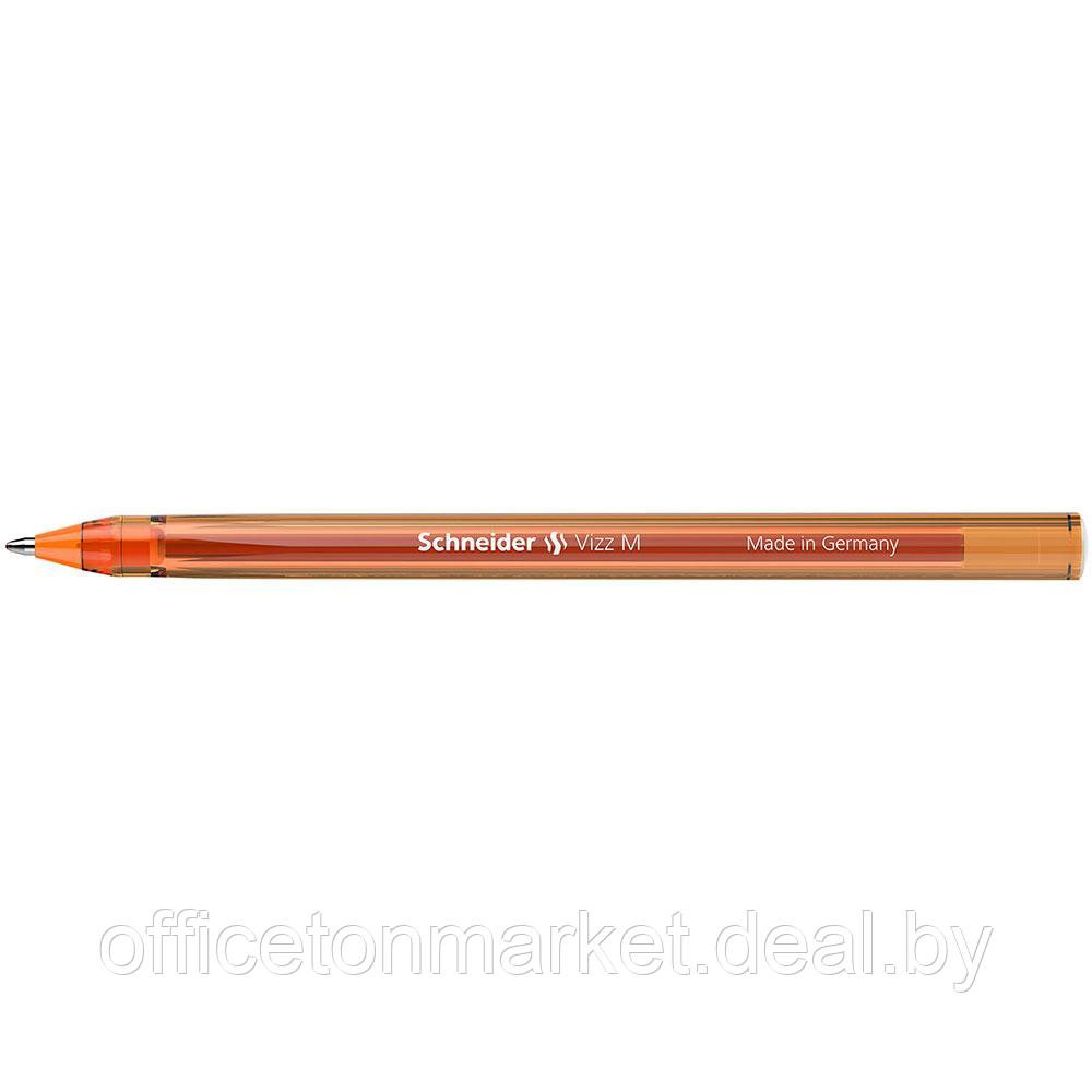 Ручка шариковая "Schneider Vizz M", оранжевый, стерж. оранжевый - фото 4 - id-p222974800