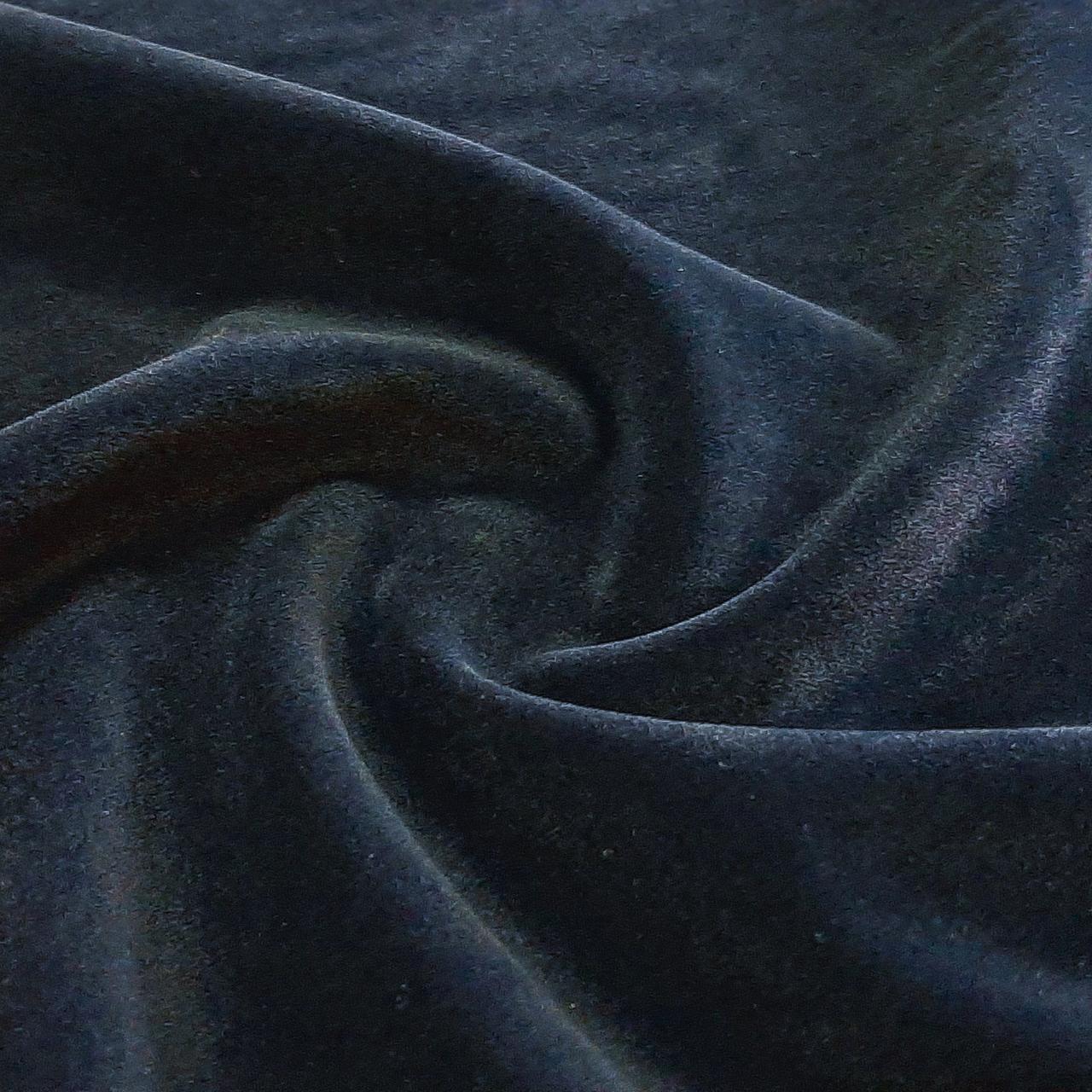Костюмно-плательный бархат (темно-синий цвет)