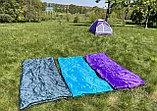 Спальный мешок 2в1 Calviano BRUNI 300г/м2 (фиолетовый), фото 10