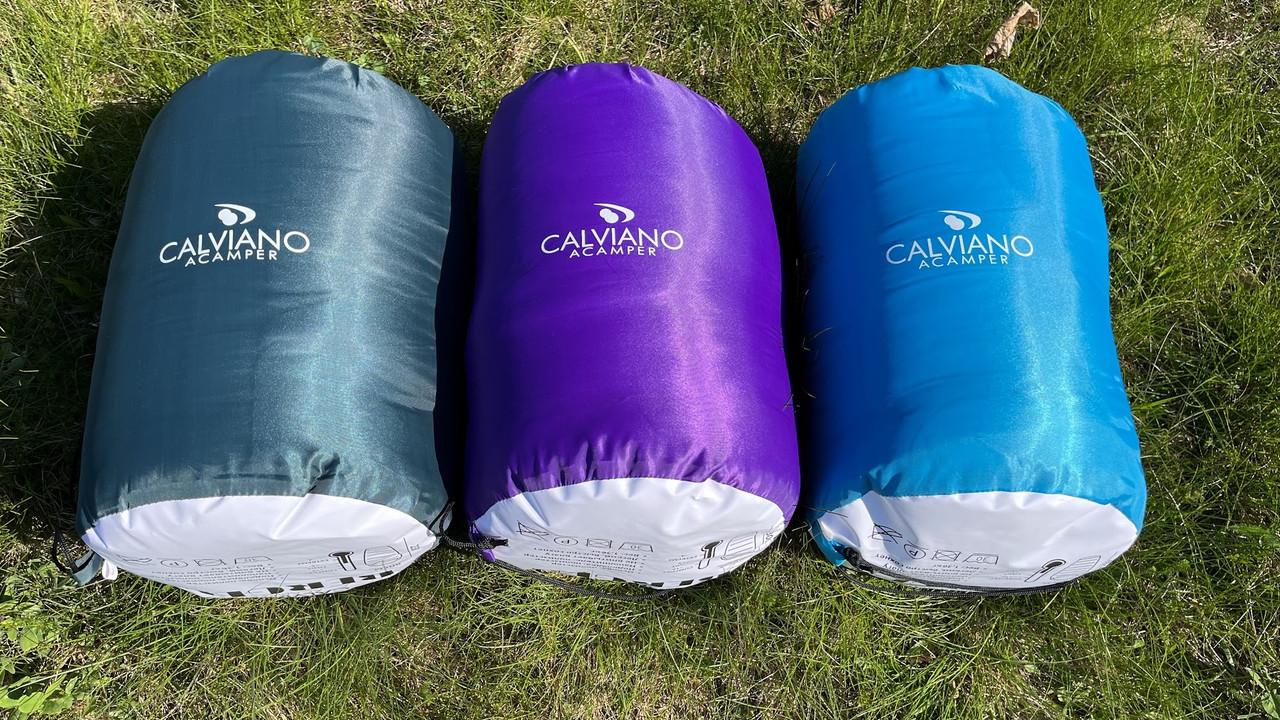 Спальный мешок Calviano BERGEN 300г/м2 (фиолетово-серый) - фото 3 - id-p223943680