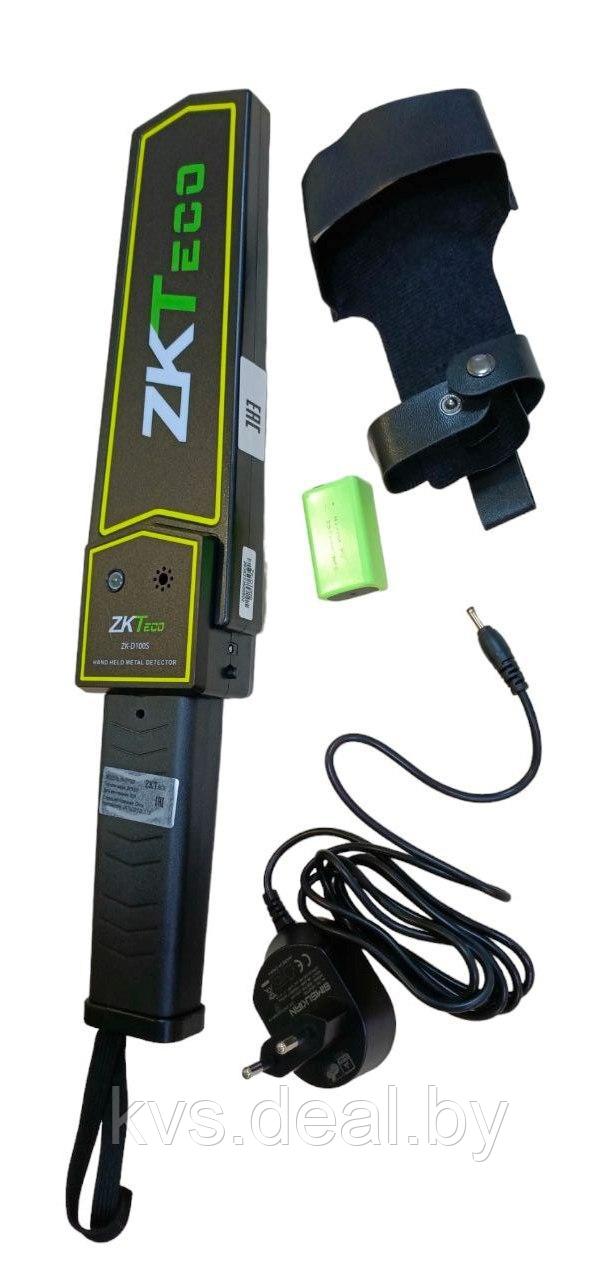 Ручной металлодетектор ZKTeco ZK-D100S, IP31, -20 ~ +60 , 400гр, 410×85×45 мм - фото 1 - id-p219226085