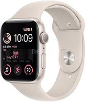 Умные часы Apple Watch SE 2 44 мм (алюминиевый корпус, звездный свет/звездный свет, спортивные силиконовые