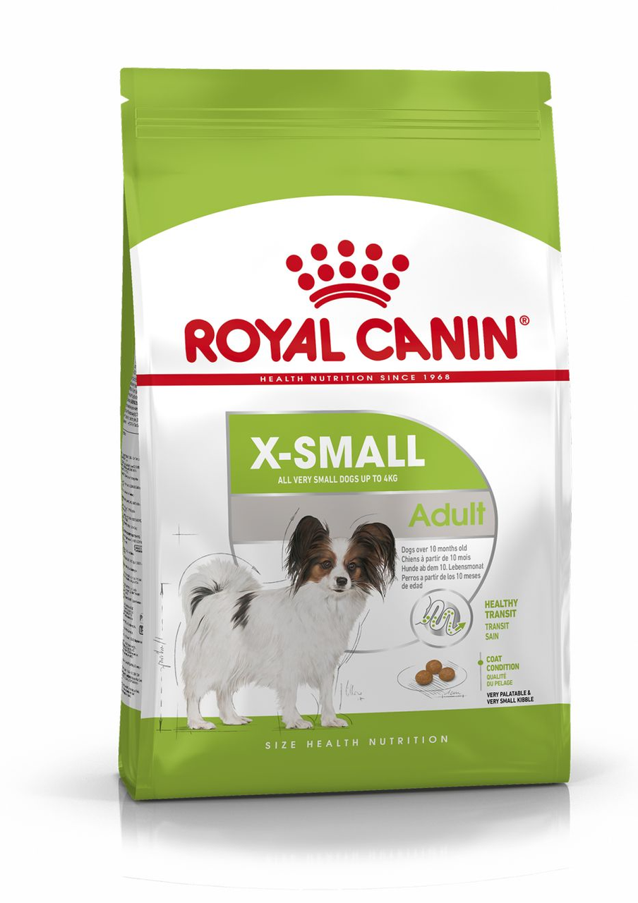 Royal Canin X-Small Adul сухой корм для взрослых собак миниатюрных размеров (весом до 4 кг), 1,5кг., (Россия) - фото 1 - id-p223949810