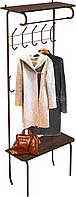Стойка для одежды Sheffilton SHT-HW1 192402 (коричневый муар/венге)