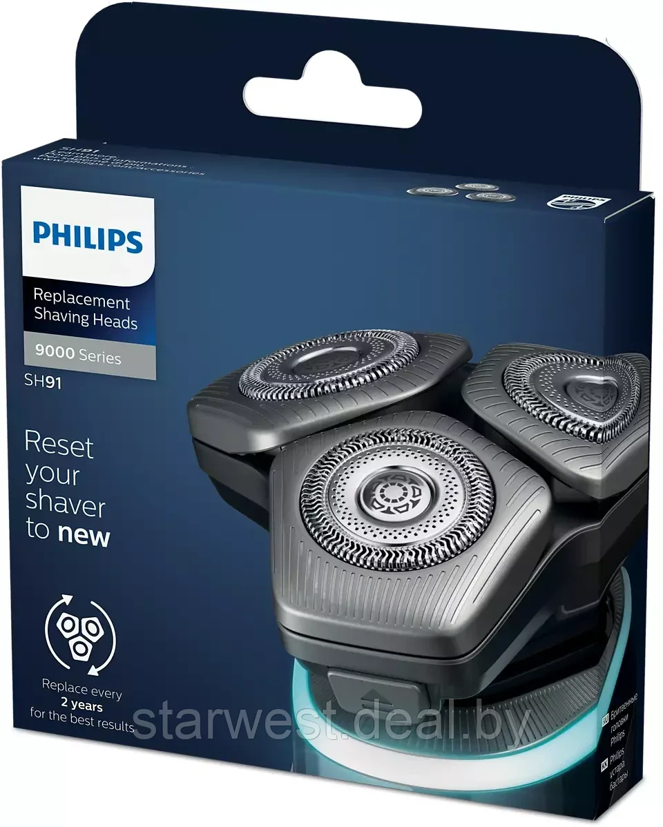 Philips Shaving Heads Series 9000 SH91/50 Сменные бритвенные головки / лезвия / кассеты - фото 2 - id-p223949781