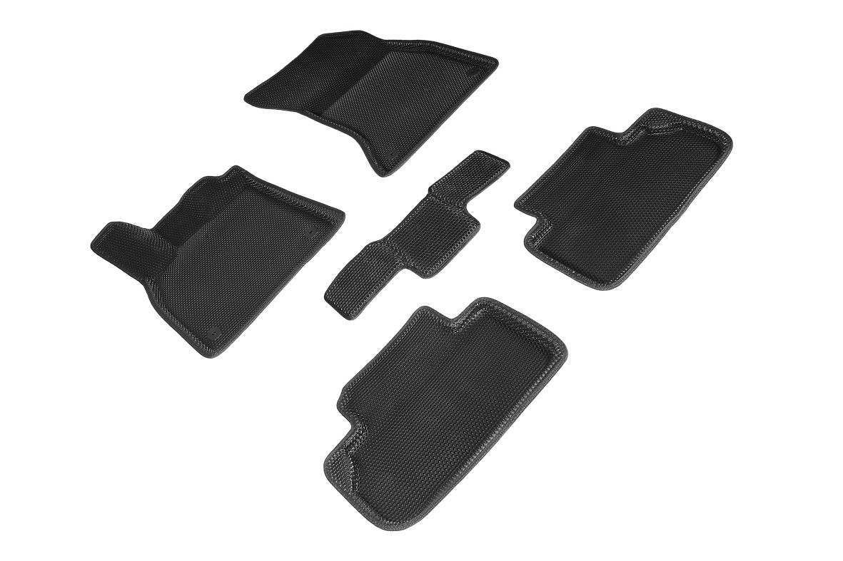 Коврики 3D EVA СОТЫ Seintex для AUDI Q5 II Rest 2021- (цвет черный) 97654 - фото 1 - id-p223706225