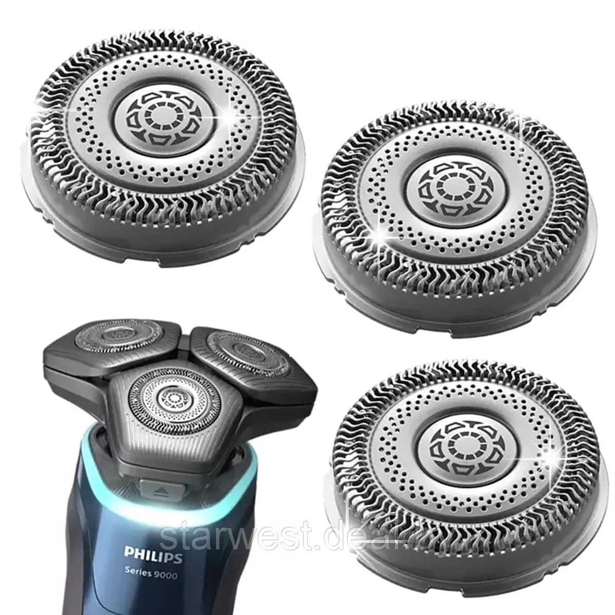 Philips Shaving Heads Series 9000 SH91/50 Сменные бритвенные головки / лезвия / кассеты - фото 5 - id-p223949781