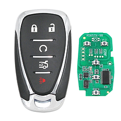 Смарт чип ключ зажигания автомобильный Шевроле (Chevrolet) Malibu, Cruze, Camaro, 433Mhz с чипом ID46