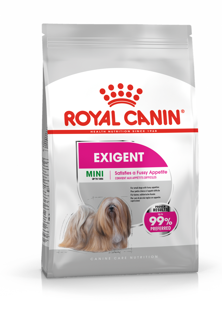 Сухой корм Royal Canin Mini Exigent для взрослых и стареющих собак мелких размеров 1кг.