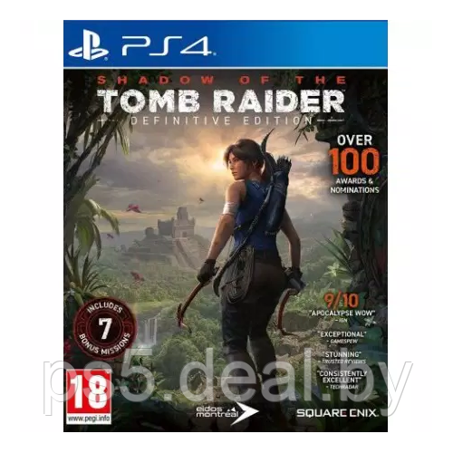 Sony Shadow of the Tomb Raider: Definitive Edition для PlayStation 4 / Томб Райдер ПС4 - фото 1 - id-p223953360