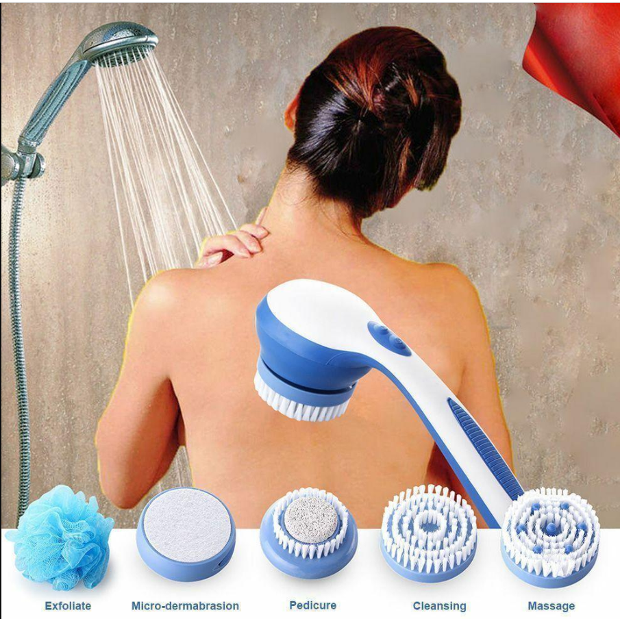 Электрическая массажная щётка для мытья тела Home Division, 5 в 1 - фото 8 - id-p223956805