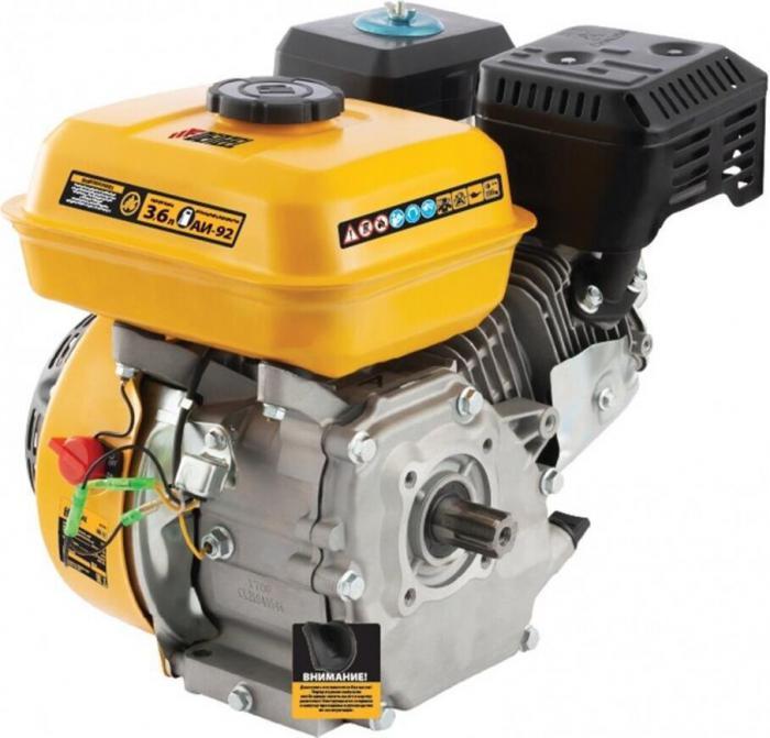DENZEL Двигатель бензиновый RX17S, 7 л.с., 212 см3, горизонтальный вал шлиц 25 мм 95102 - фото 3 - id-p223961621